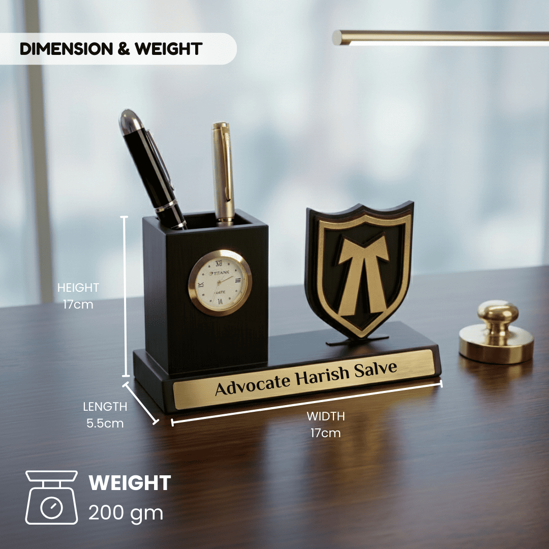 1775209242_Personalized AD Symbol Pen Stand with Clock (6)